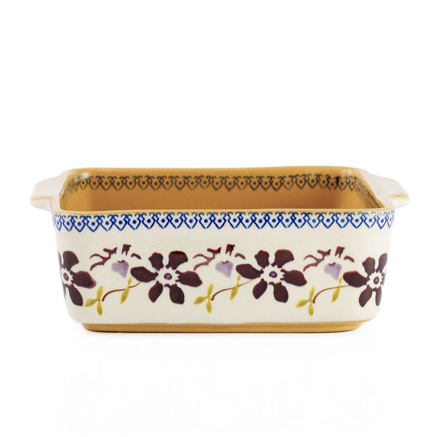 Nicholas Mosse Small Square Oven Dish Clematis Online