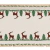 Nicholas Mosse Large Rectangle Plate Reindeer New