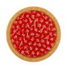 Nicholas Mosse Trivet Round Red Lawn New