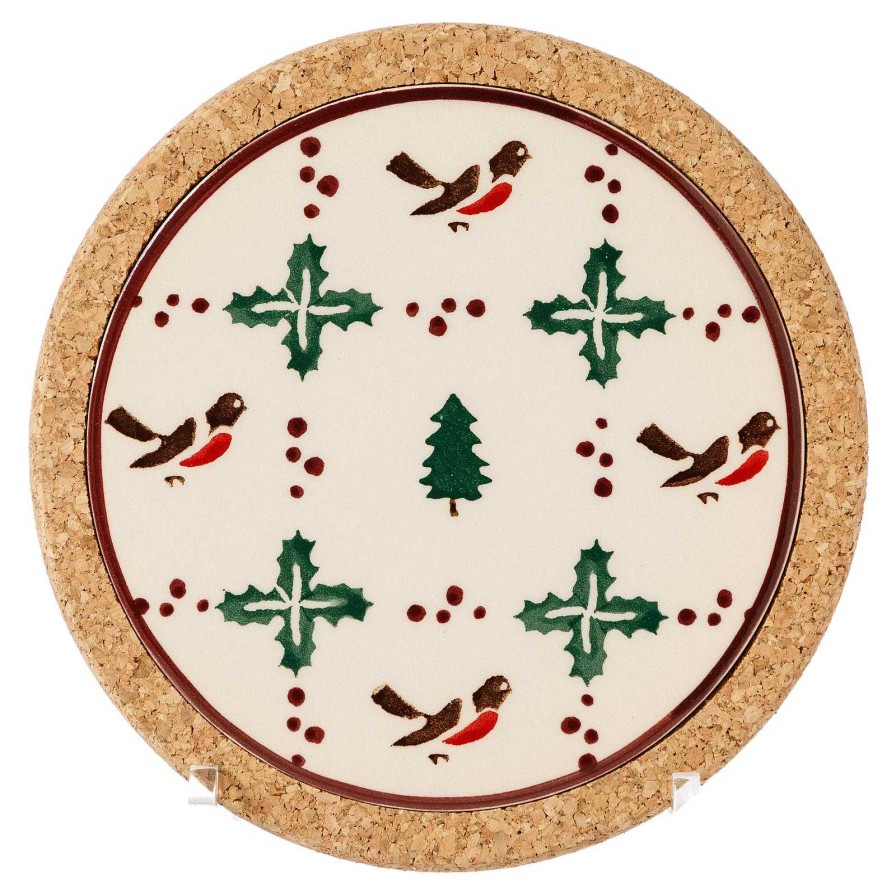 Nicholas Mosse Trivet Round Winter Robin Online