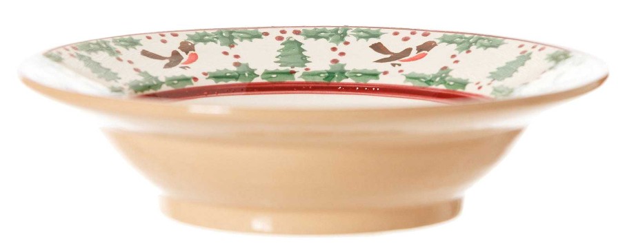 Nicholas Mosse Pasta Bowl Winter Robin Hot