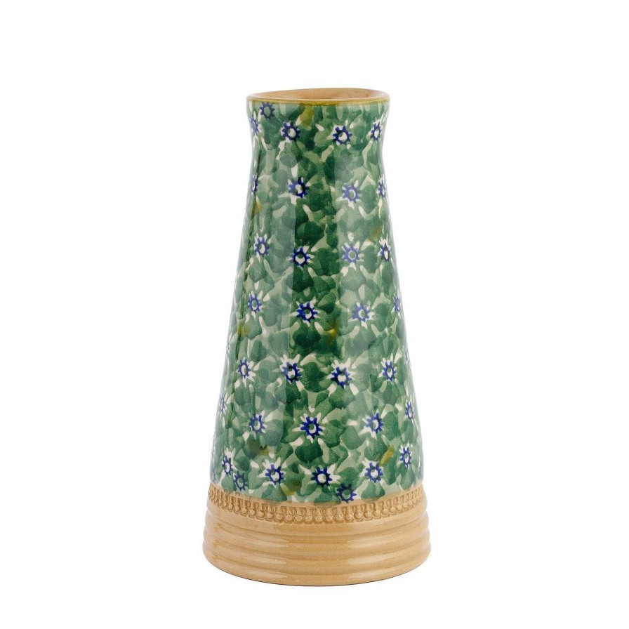 Nicholas Mosse Small Tapered Vase Green Lawn Clearance