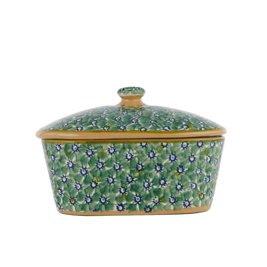 Nicholas Mosse Covered Butterdish Lawn Green Wholesale