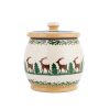 Nicholas Mosse Small Round Lidded Jar Reindeer Best