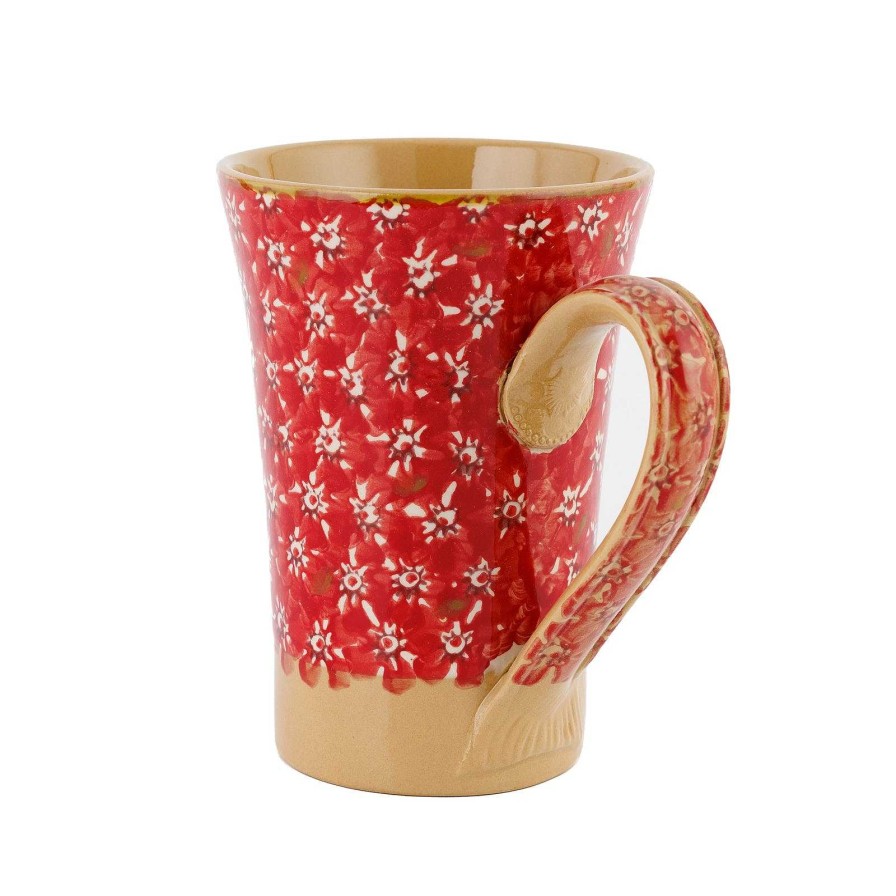 Nicholas Mosse Tall Mug Lawn Red Best