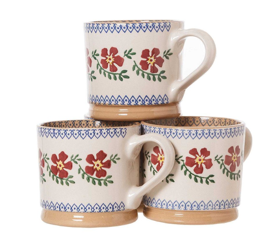 Nicholas Mosse 4 Large Mugs Old Rose Clearance