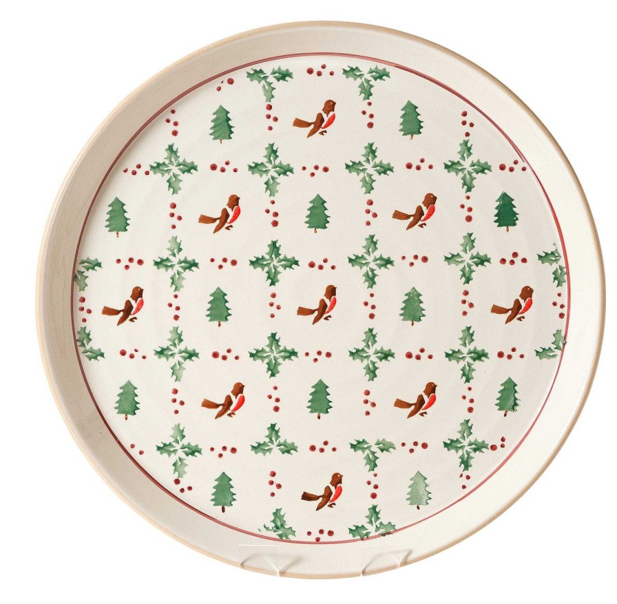 Nicholas Mosse Presentation Platter Winter Robin Wholesale