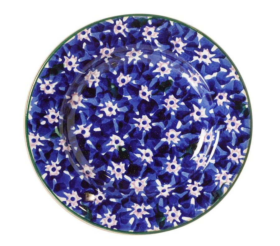 Nicholas Mosse Tiny Plate Dark Blue Lawn New