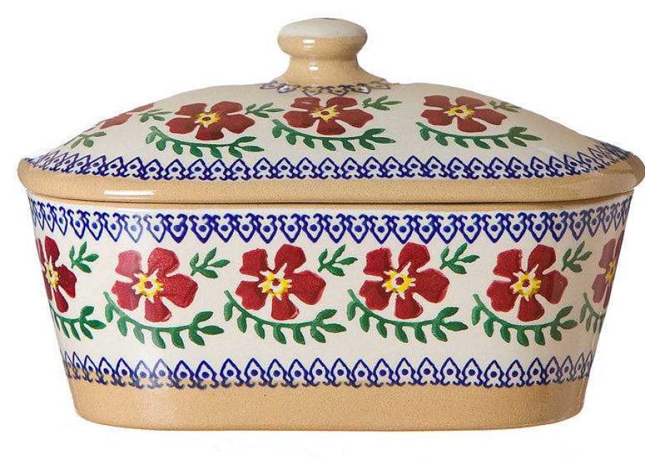 Nicholas Mosse Covered Butterdish Old Rose Online