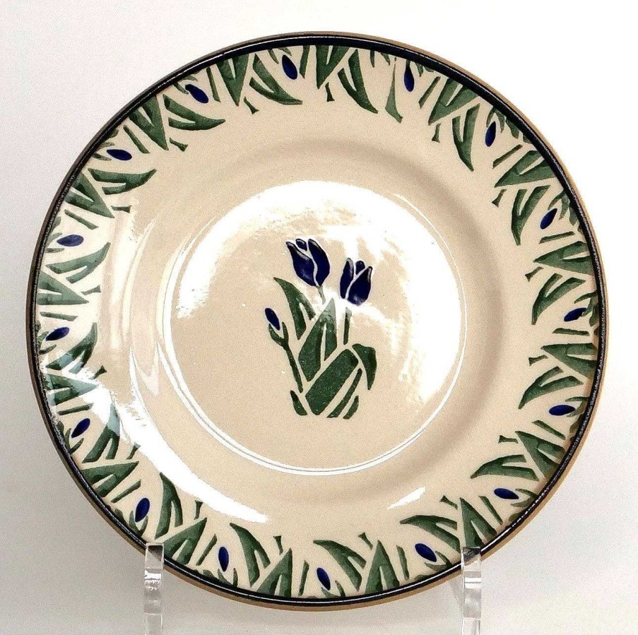 Nicholas Mosse Side Plate Blue Blooms Wholesale