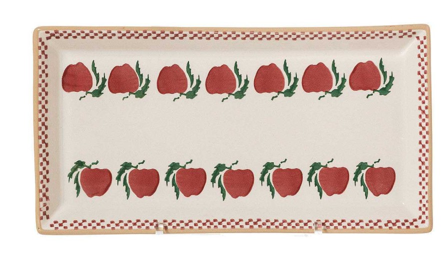 Nicholas Mosse Large Rectangle Plate Apple Hot