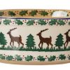 Nicholas Mosse Small Oval Pie Dish Reindeer Wholesale