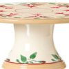 Nicholas Mosse 9" Footed Cake Plate Fuchsia Clearance