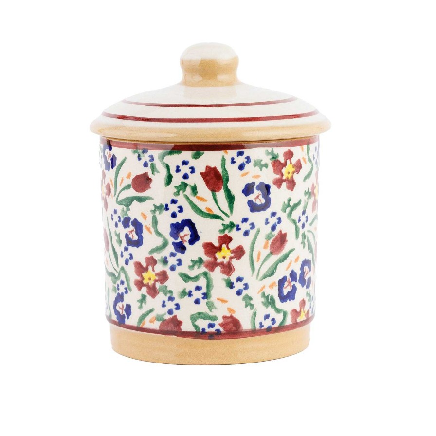 Nicholas Mosse Lidded Sugar Bowl Wild Flower Meadow New