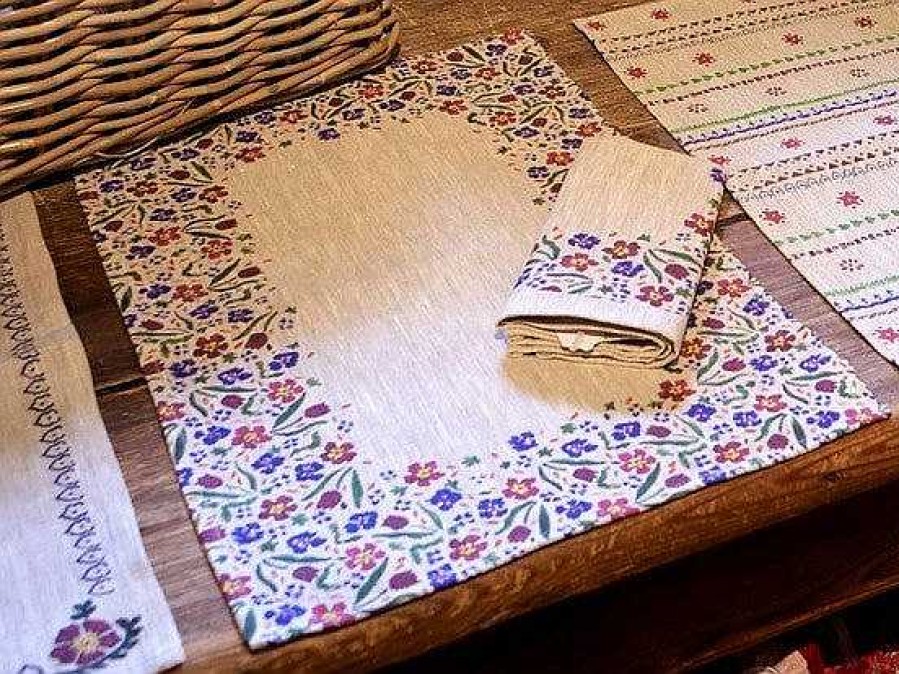 Nicholas Mosse Placemat Wild Flower Meadow Linen Wholesale