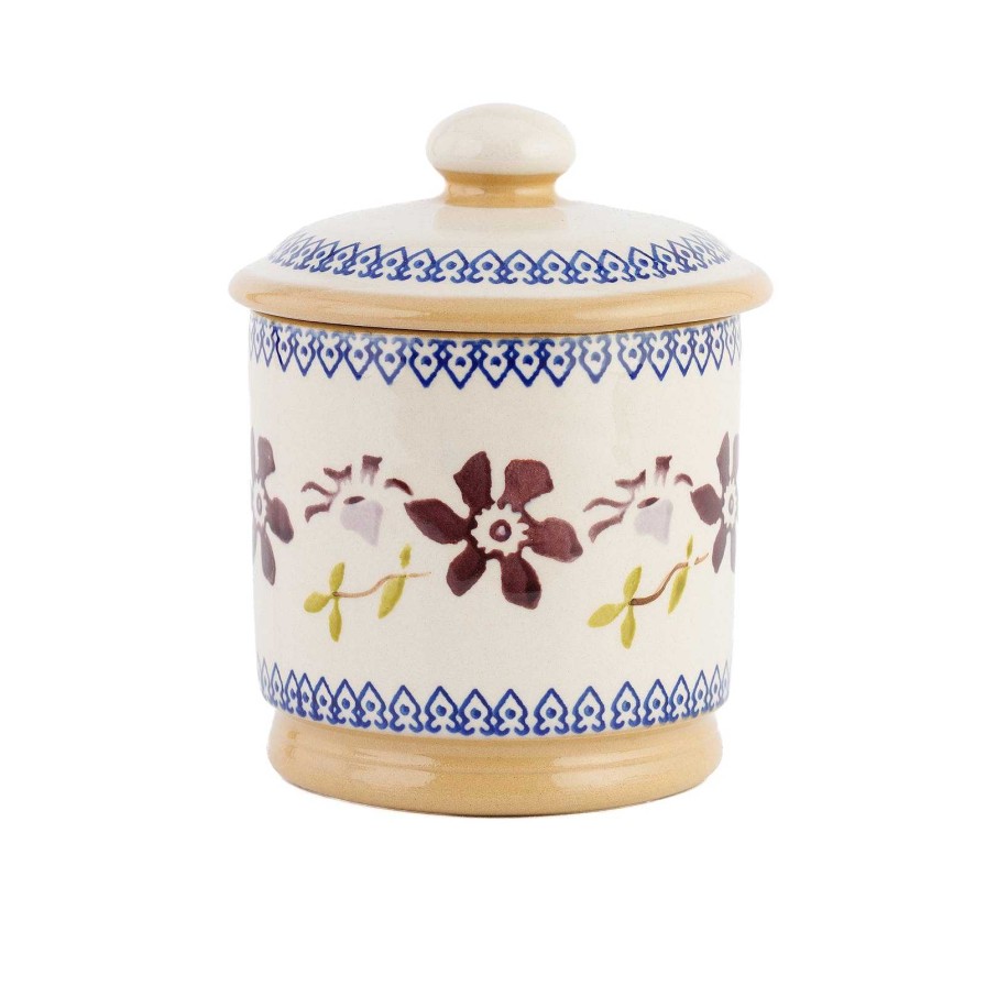 Nicholas Mosse Lidded Sugar Bowl Clematis Wholesale