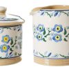 Nicholas Mosse Lidded Sugar Bowl And Small Cylinder Jug Forget Me Not Hot