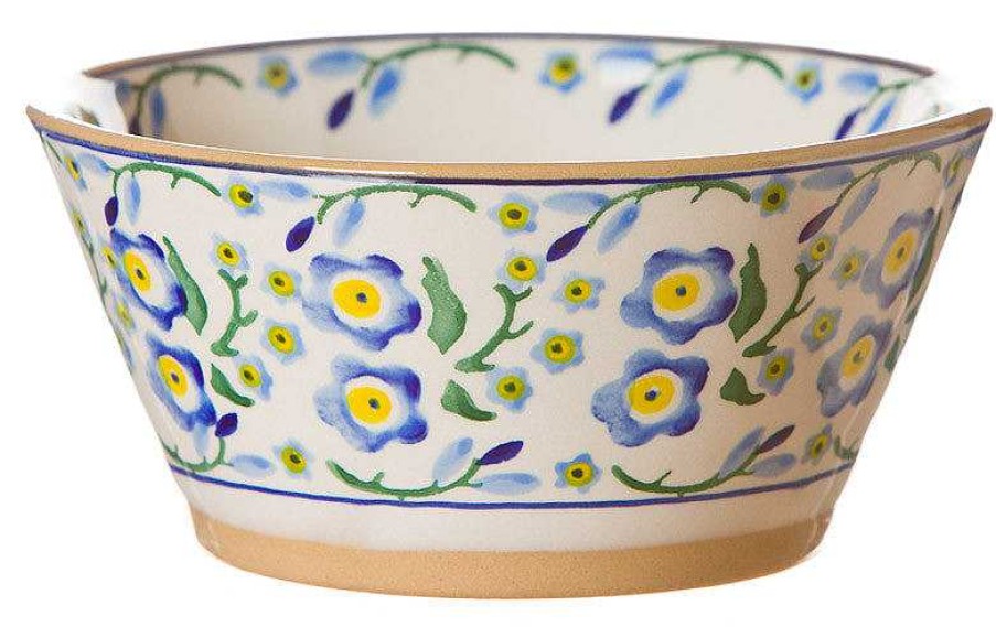 Nicholas Mosse Small Angled Bowl Forget Me Not New