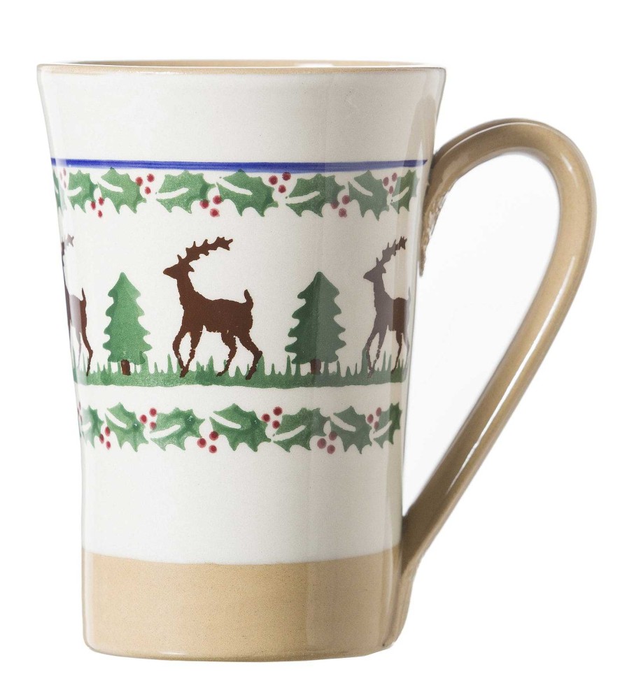 Nicholas Mosse Set Reindeer Everyday Plate And Tall Mug Best