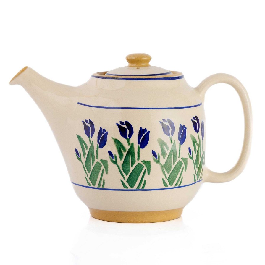 Nicholas Mosse Teapot Blue Blooms Online