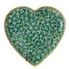 Nicholas Mosse Medium Heart Plate Green Lawn New