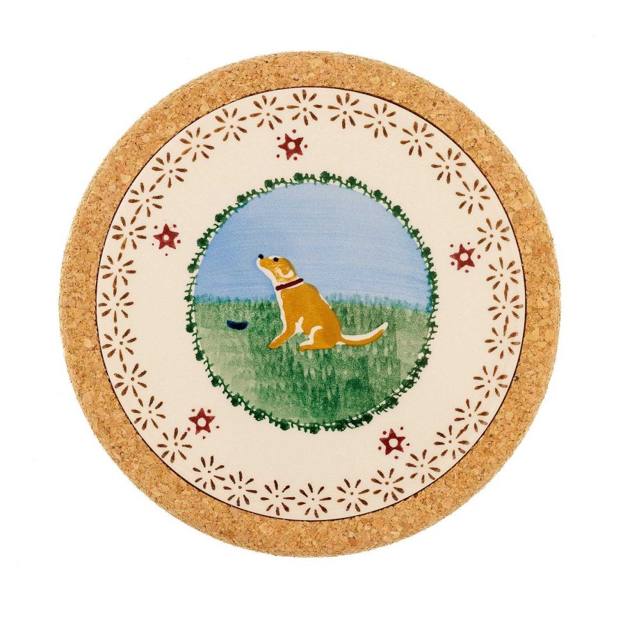 Nicholas Mosse Trivet Round Dog Best