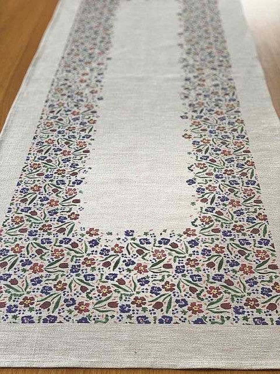 Nicholas Mosse Runner Wild Flower Meadow Linen Best