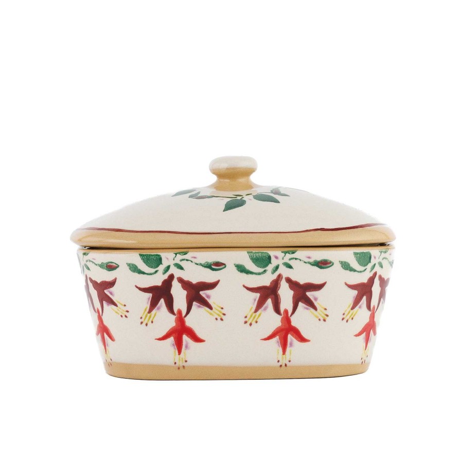 Nicholas Mosse Covered Butterdish Fuchsia Hot