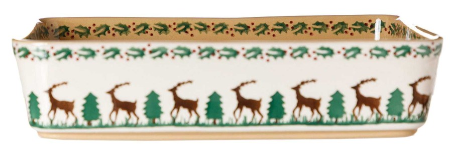 Nicholas Mosse Large Rectangular Oven Dish Reindeer Wholesale