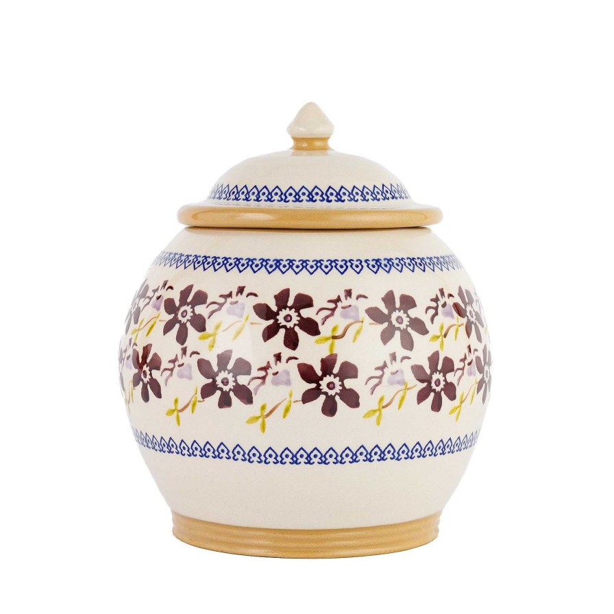 Nicholas Mosse Cookie Jar Clematis New