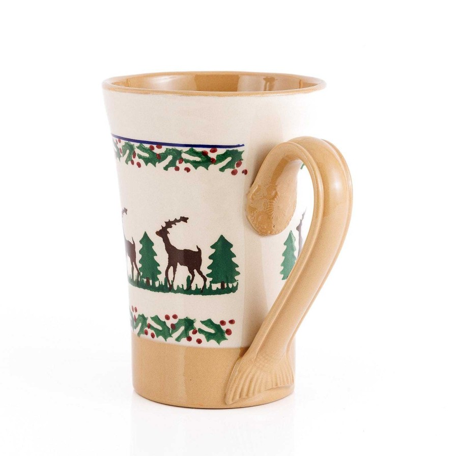 Nicholas Mosse Tall Mug Reindeer Wholesale