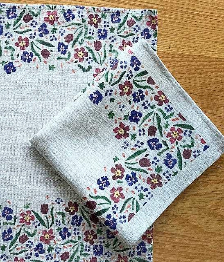 Nicholas Mosse Napkin Wild Flower Meadow Linen New