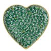 Nicholas Mosse Cookie Jar And Medium Heart Plate Lawn Green Clearance